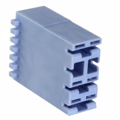 521295-1 by TE Connectivity AMP Connectors - CONNECTOR RECPT HOUSING 0.25 4POS BLUE