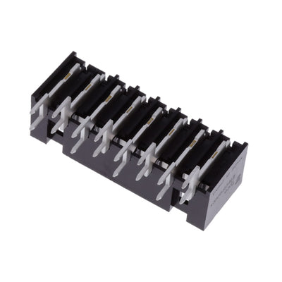 521384-8 by TE Connectivity AMP Connectors - CONNECTOR HDR FASTON 0.250 8POS R/A