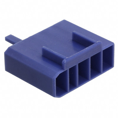 521498-1 by TE Connectivity AMP Connectors - CONNECTOR RECPT HOUSING 0.25 4POS BLUE