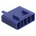 521498-1 by TE Connectivity AMP Connectors - CONNECTOR RECPT HOUSING 0.25 4POS BLUE