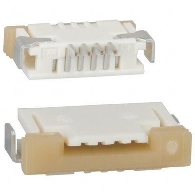 0522070485 by Molex - CONNECTOR FFC FPC TOP 4POS 1MM R/A