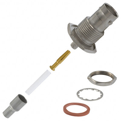 225398-8 by TE Connectivity AMP Connectors - CONNECTOR BNC JACK STR 50 OHM CRIMP
