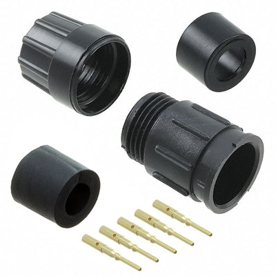 5280-5PG-324 by Conxall/Switchcraft - CONNECTOR RECPT MALE 5POS GOLD CRIMP