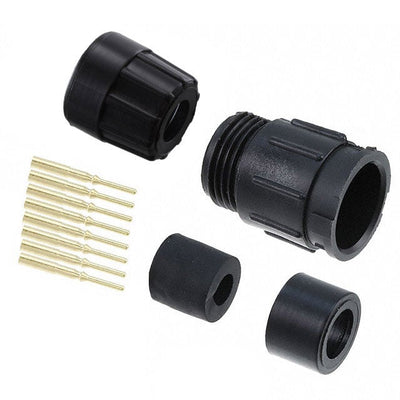 5280-8PG-318 by Conxall/Switchcraft - CONNECTOR RECPT MALE 8POS GOLD CRIMP