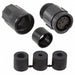 5282-8SG-3DC by Conxall/Switchcraft - CONNECTOR RECPT FMALE 8P GOLD SLDR CUP