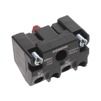 52BAJ by Siemens - CLASS 52, CONTACT BLOCK-NC