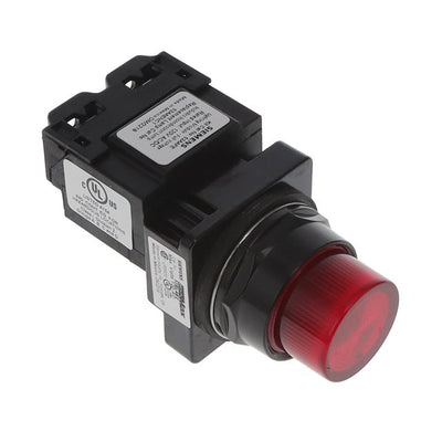 52BL4E2 by Siemens - PILOT LIGHT,RED,FV,INC,120V