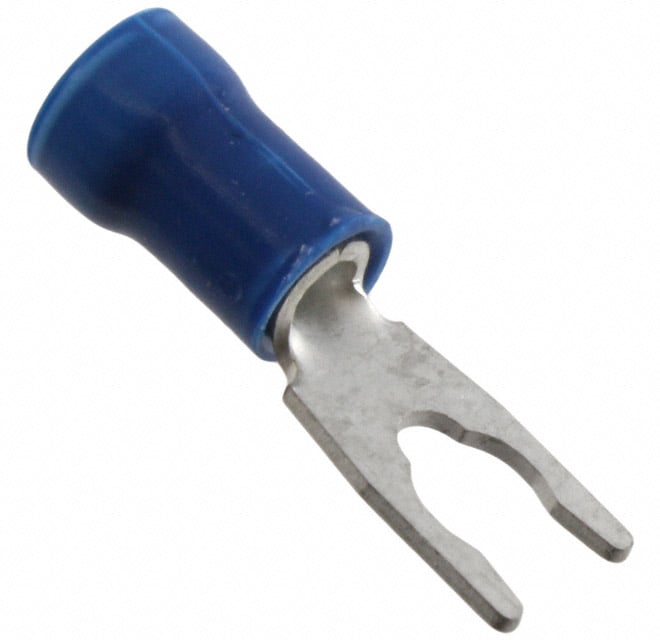 53244-4 by TE Connectivity AMP Connectors - CONNECTOR SPADE TERM 14-16AWG #8 BLU