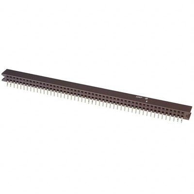 534204-6 by TE Connectivity AMP Connectors - CONNECTOR RECPT 100P 0.1 GOLD PCB R/A