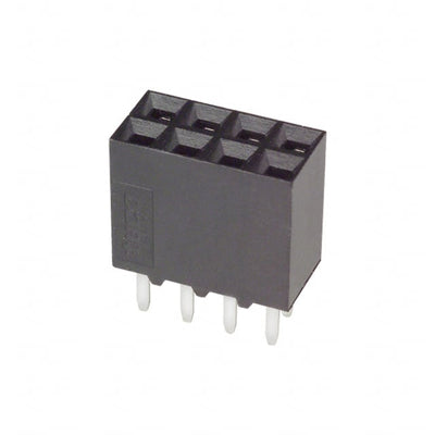 534206-4 by TE Connectivity AMP Connectors - CONNECTOR RECPT 8POS 0.1 GOLD PCB