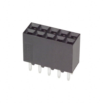534236-5 by TE Connectivity AMP Connectors - CONNECTOR RECPT 10POS 0.1 GOLD PCB