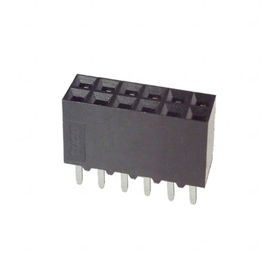 534206-6 by TE Connectivity AMP Connectors - CONNECTOR RECPT 12POS 0.1 GOLD PCB