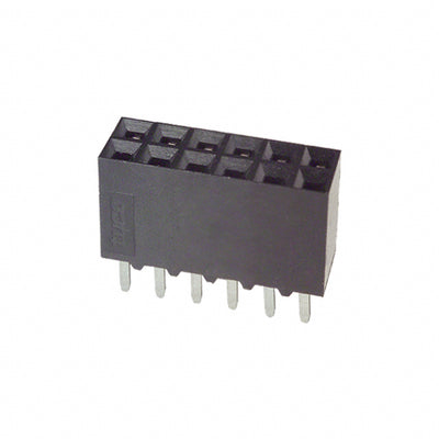 5-534236-6 by TE Connectivity AMP Connectors - CONNECTOR RECPT 12POS 0.1 GOLD PCB