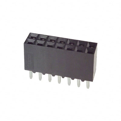 5-534206-7 by TE Connectivity AMP Connectors - CONNECTOR RECPT 14POS 0.1 GOLD PCB