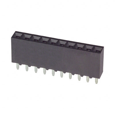 534237-8 by TE Connectivity AMP Connectors - CONNECTOR RECPT 10POS 0.1 GOLD PCB