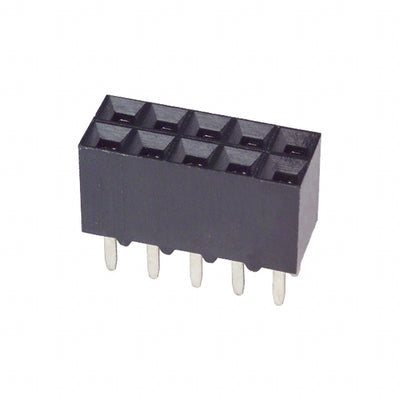 5-535542-5 by TE Connectivity AMP Connectors - CONNECTOR RECPT 10POS 0.1 GOLD PCB