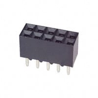 5-534998-5 by TE Connectivity AMP Connectors - CONNECTOR RECPT 10POS 0.1 GOLD PCB