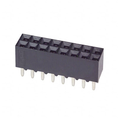 534998-8 by TE Connectivity AMP Connectors - CONNECTOR RECPT 16POS 0.1 GOLD PCB