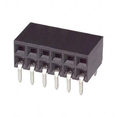 535512-1 by TE Connectivity AMP Connectors - CONNECTOR RECPT 12POS 0.1 GOLD PCB R/A