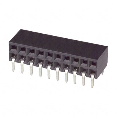 5535512-2 by TE Connectivity AMP Connectors - CONNECTOR RECPT 20POS 0.1 GOLD PCB R/A