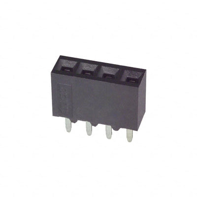 535541-2 by TE Connectivity AMP Connectors - CONNECTOR RECPT 4POS 0.1 GOLD PCB