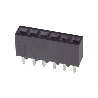 535584-1 by TE Connectivity AMP Connectors - CONNECTOR RECPT 6POS 0.1 TIN-LEAD PCB
