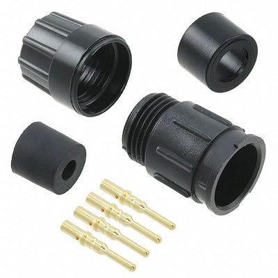 5380-4PG-318 by Conxall/Switchcraft - CONNECTOR RECPT MALE 4POS GOLD CRIMP