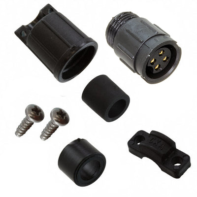 5382-4SG-530 by Conxall/Switchcraft - CONNECTOR RECPT FMALE 4P GOLD SLDR CUP
