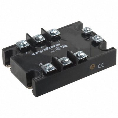 A53TP50D by Sensata-Crydom - SOLIDSTATE RELAY 3PST-NO 50A 48-530V