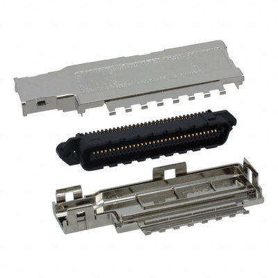 5406049-1 by TE Connectivity AMP Connectors - CONNECTOR PLUG 64POS R/A IDC