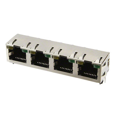 5406552-1 by TE Connectivity AMP Connectors - CONNECTOR MOD JACK 8P8C R/A SHIELDED