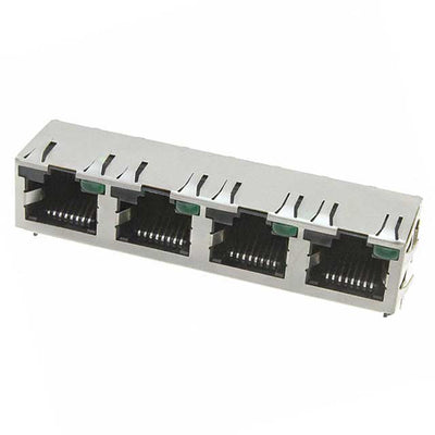 5406552-2 by TE Connectivity AMP Connectors - CONNECTOR MOD JACK 8P8C R/A SHIELDED