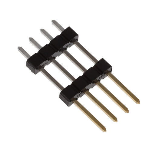 54121-807041050LF by Amphenol ICC (FCI) - CONNECTOR HDR 4POS 0.1"" STACK T/H