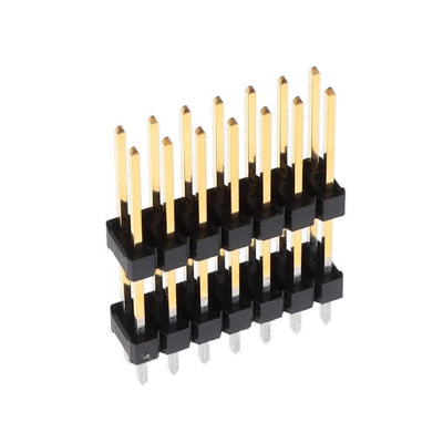 54122-108141100LF by Amphenol ICC (FCI) - CONNECTOR HDR 14POS 0.100"" STACK T/H