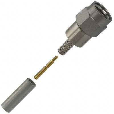 447647-3 by TE Connectivity AMP Connectors - CONNECTOR SMA PLUG STR 50 OHM CRIMP