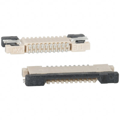 0545481070 by Molex - CONNECTOR FFC BOTTOM 10POS 0.5MM R/A