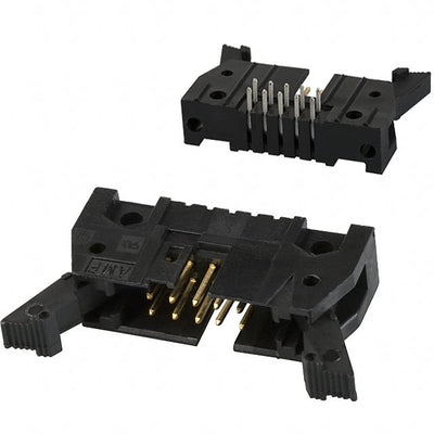 5499913-1 by TE Connectivity AMP Connectors - CONNECTOR HEADER R/A 10POS 2.54MM