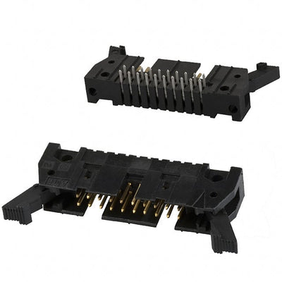 499913-4 by TE Connectivity AMP Connectors - CONNECTOR HEADER R/A 20POS 2.54MM