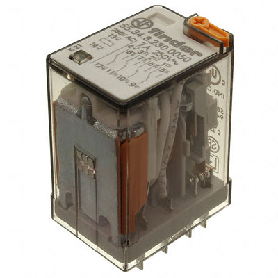55.34.8.230.0050 by Finder Relays, Inc. - RELAY GEN PURPOSE 4PDT 7A 230V