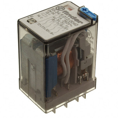 55.34.9.012.0040 by Finder Relays, Inc. - RELAY GEN PURPOSE 4PDT 7A 12V