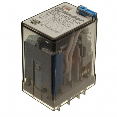 55.34.9.024.0040 by Finder Relays, Inc. - RELAY GEN PURPOSE 4PDT 7A 24V