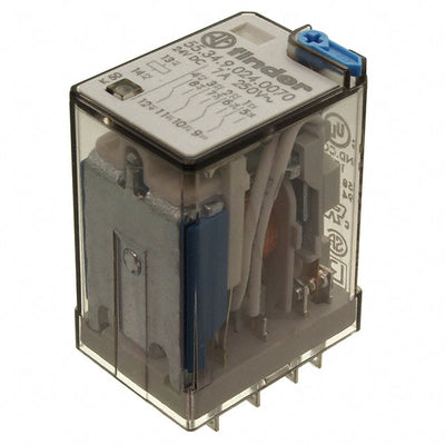55.34.9.024.0070 by Finder Relays, Inc. - RELAY GEN PURPOSE 4PDT 7A 24V