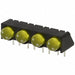 5500307004F by Dialight - LED 5MM QUAD YELLOW PC MNT
