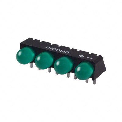 5500707004F by Dialight - LED 5MM QUAD 5V GREEN PC MNT