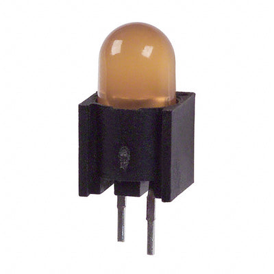 5500804F by Dialight - LED 5MM 5V VERTICAL YELLOW PCMNT