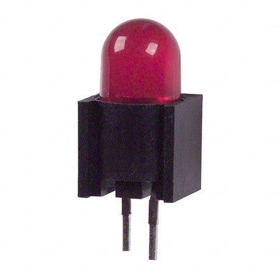 5502404F by Dialight - LED 5MM VERT HI EFF RED PC MNT