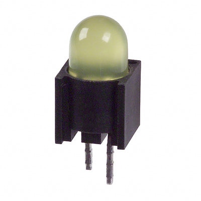 5501204F by Dialight - LED 5MM VERT LOW CUR YELLOW PCMT