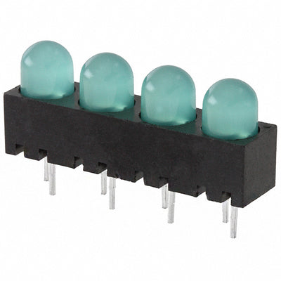 5501304004F by Dialight - LED CBI 5MM GN DFF 2MA VERT QUAD