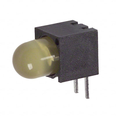 5501205F by Dialight - LED 5MM RT ANG LOW CUR YEL PCMNT