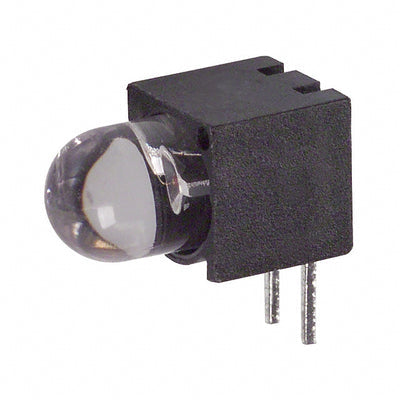 5505505F by Dialight - LED 5MM RT ANG SUP CLR RED PCMNT